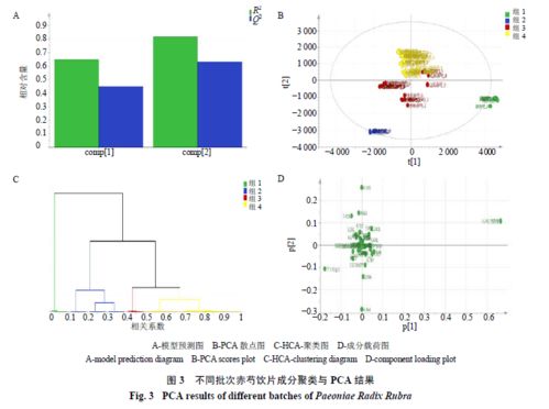 基于生物活性质量标志物关联的赤芍饮片等级评价方法研究